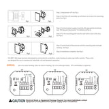 BHT-006GBLW 95-240V AC 16A Smart Home Heating Thermostat for EU Box, Control Electric Heating with Only Internal Sensor & External Sensor & WiFi Connection (Black)