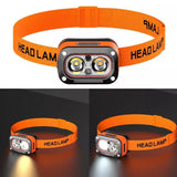 Lightweight Induction LED Headlight(Orange) G8