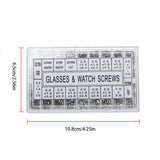 Box Watch Glasses Repair Screw Set 1000pcs