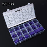 Car Auto Vehicle 18 Sizes Assortment Kit Air Conditioning HNBR Seal O-Ring Set 270 PCS