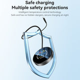 Yesido DS28 15W Smart Digital Display Magnetic Wireless Charger, Length:1.2m(Black)