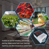 DTC-1201 NTC Sensor WiFi Intelligent Aquarium Fish Tank Hatch Central Air Conditioning Temperature Controller