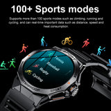 Lemfo K62 1.43 inch AMOLED Round Screen Smart Watch Supports Bluetooth Calls(Silver Orange)