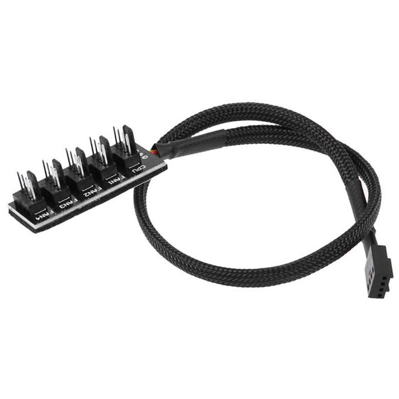 Computer Fan PWM Hub Computer Chassis Fan Hub(A Drag Five)