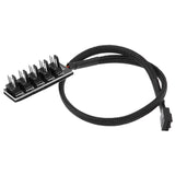 Computer Fan PWM Hub Computer Chassis Fan Hub(A Drag Five)