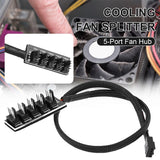 Computer Fan PWM Hub Computer Chassis Fan Hub(A Drag Five)