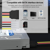 4 Pin IDE to Serial ATA SATA Power Adapter (15cm), Material: Cu