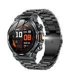 AK82 BT Call Smart Watch, Support Blood Oxygen / Blood Pressure / Heart Rate / Sports Health Monitoring Fitness Tracker(Space Gray Steel)
