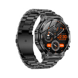 AK82 BT Call Smart Watch, Support Blood Oxygen / Blood Pressure / Heart Rate / Sports Health Monitoring Fitness Tracker(Space Gray Steel)