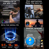 AK82 BT Call Smart Watch, Support Blood Oxygen / Blood Pressure / Heart Rate / Sports Health Monitoring Fitness Tracker(Space Gray Steel)