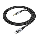 Borofone BL19 AUX Creator Audio Cable, 3.5mm to Type-C Cable, Length: 1m(Black)