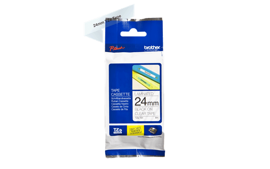 Brother TZe tape 24mmx8m black/clear