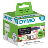 Dymo Label Multipurpose 54x70 perm white(320)