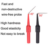 2pcs /Pair Coarse Probe Auto Repair Test Multimeter Pen, Color: Red + Black