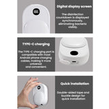 Wall-Mounted Smart UV Sterilizer And Air-Drying Toothbrush Sterilizer(White)