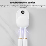 Wall-Mounted Smart UV Sterilizer And Air-Drying Toothbrush Sterilizer(White)