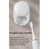 Wall-Mounted Smart UV Sterilizer And Air-Drying Toothbrush Sterilizer(White)