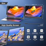 Dual Screen S1 FHD 1080P 14inch LCD Monitors IPS Portable Laptop Extended Monitor for Business Leisure and Gaming