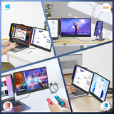 Dual Screen S1 FHD 1080P 14inch LCD Monitors IPS Portable Laptop Extended Monitor for Business Leisure and Gaming