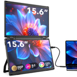 15.6-Inch M4 Triple Portable Gaming Laptop Display with 1080P FHD IPS Type C Interface