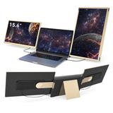 1080P Resolution & 15.6" IPS FHD S6 Screen Laptop Screen Extender Portable Triple Monitor LCD Monitors Work with Desktop / Mini PC