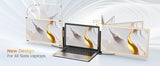 1080P Resolution & 15.6" IPS FHD S6 Screen Laptop Screen Extender Portable Triple Monitor LCD Monitors Work with Desktop / Mini PC