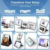 16 Inch 1200P S7 Laptop Screen Extender Portable Ultra Thin Triple Screen Portable Monitor for Laptop with H5 Cable