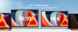 16 Inch 1200P S7 Laptop Screen Extender Portable Ultra Thin Triple Screen Portable Monitor for Laptop with H5 Cable