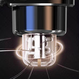 WUSHANG Rechargeable Nose Hair Trimmer USB-C Charging Gentle & Painless Nasal Grooming(Black)