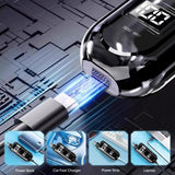 WUSHANG Rechargeable Nose Hair Trimmer USB-C Charging Gentle & Painless Nasal Grooming(Black)