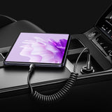 JOYROOM SA38-CC3 60W USB-C / Type-C to USB-C / Type-C Coiled Fast Charging Data Cable, Length:1.5m(Black)