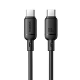 Baseus Silky Series 1m 100W USB-C / Type-C to Type-C Fast Charging Cable(Black)