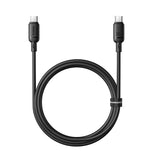 Baseus Silky Series 1m 100W USB-C / Type-C to Type-C Fast Charging Cable(Black)