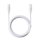 Baseus Silky Series 2m 100W USB-C / Type-C to Type-C Fast Charging Cable(White)