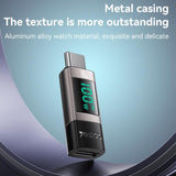 Yesido GS24 100W USB-C / Type-C to USB-C / Type-C Aluminum Alloy Digital Display Adapter(Tarnish)
