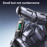 Yesido GS24 100W USB-C / Type-C to USB-C / Type-C Aluminum Alloy Digital Display Adapter(Tarnish)