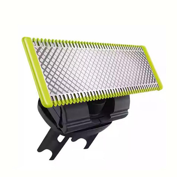 Electric Shaver Heads For Philips OneBlade QP2520 / QP2630 / QP6510 / QP210, Style: Green T