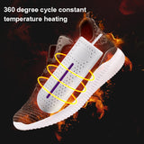 10W Household Shoe Dryer Shoe Deodorant Shoe Dryer Smart Timed Folding Shoe Baker Socks Dryer With Purple Lamp EU Plug