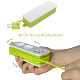 Power Strip 1/2 EU Plug 4 USB Port 1200W 250V 1.5m Cable Wall Socket EU Plug Outlets(2 OUTLET 4USB)