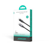 JOYROOM S-A60 StarTalk Series 100W Type-C to Type-C Fast Charging Data Cable, Length: 1.2m(Black)