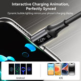 JOYROOM S-A60 StarTalk Series 100W Type-C to Type-C Fast Charging Data Cable, Length: 1.2m(Black)