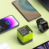 WK WP-U39 65W USB-C / Type-C, USB GaN Fast Charger with 80cm Type-C Cable, Plug Type:EU Plug(Yellow)