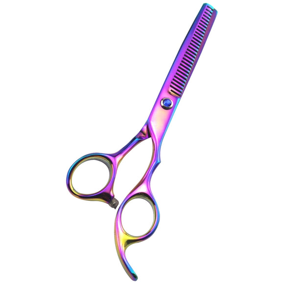 Professional Hair Cutting Scissor Hairdressing Kit Thinning Scissors Barber(Coloful Thinning（SXLC-603T))