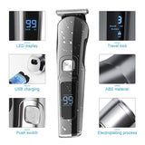 6 in 1 Men Waterproof Electric Hair Trimmer Kit Nose Trimmer, Mustache Trimmer Body Shaver 8688