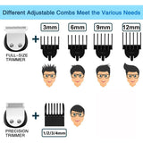 6 in 1 Men Waterproof Electric Hair Trimmer Kit Nose Trimmer, Mustache Trimmer Body Shaver 8688