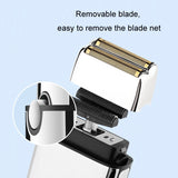 3pcs /Set Men Home Hair Salon High-power Hair Clipper(Silver)