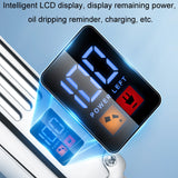 3pcs /Set Men Home Hair Salon High-power Hair Clipper(Silver)