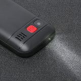 MXMID B210 Keypad Phone, 1.77 inch SC6531E, LED Flashlight, Big Keyboard Big Fonts, SOS, Network: 2G, Dual SIM, Plug:EU Plug(Black)