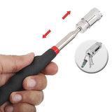 Telescopic Magnetic Picker Magnetic Rod Auto Repair Tool Metal Picker, Spec: Two-color Glossy 20LB
