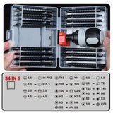 34 In 1 Profiled Screwdrivers Multi-purpose Combination Double Head Spike